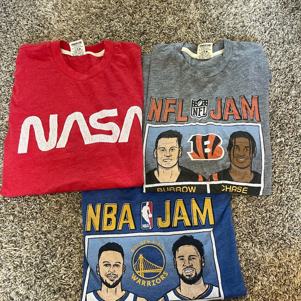 Homage Red Crewneck T-Shirt